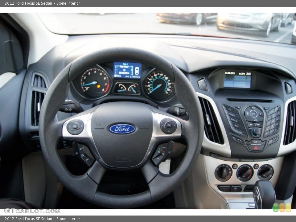 Stone Interior Dashboard for the 2012 Ford Focus SE Sedan #49168319