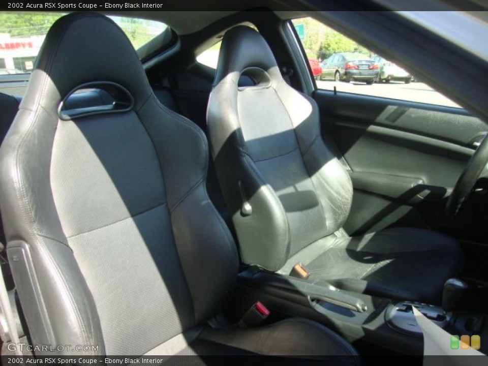 Ebony Black Interior Photo for the 2002 Acura RSX Sports Coupe #49168334