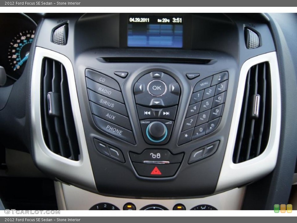 Stone Interior Controls for the 2012 Ford Focus SE Sedan #49168349