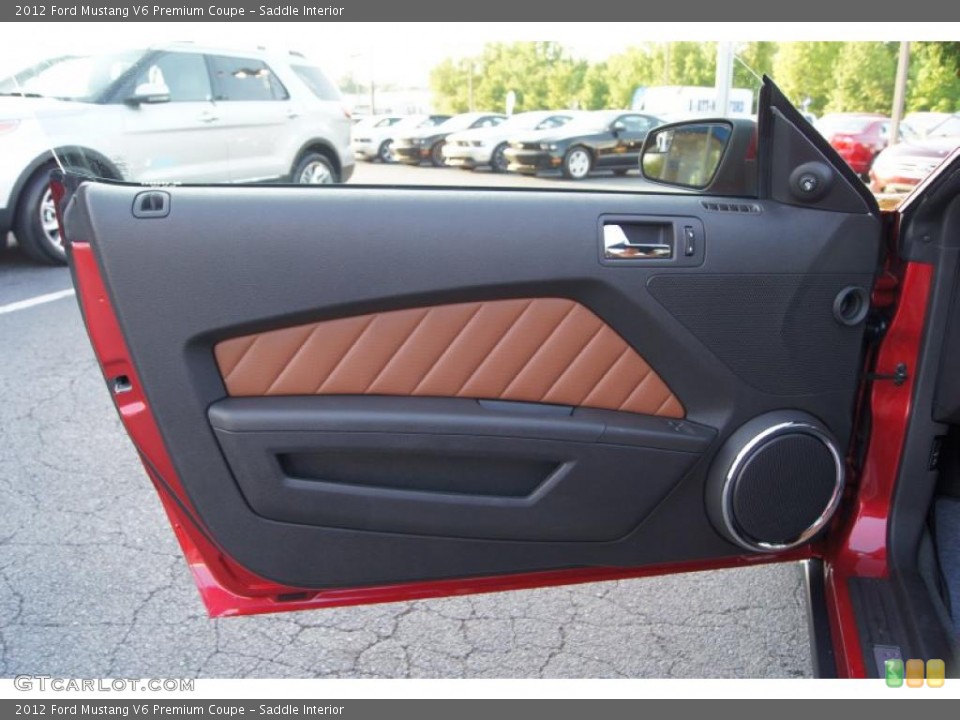 Saddle Interior Door Panel for the 2012 Ford Mustang V6 Premium Coupe #49168688