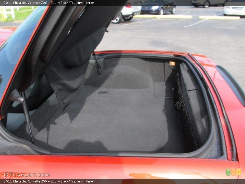 Ebony Black/Titanium Interior Trunk for the 2011 Chevrolet Corvette Z06 #49169003