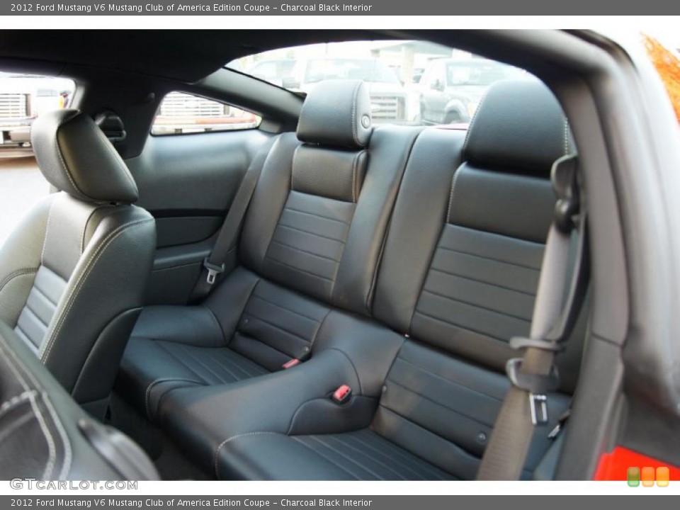 Charcoal Black Interior Photo for the 2012 Ford Mustang V6 Mustang Club of America Edition Coupe #49169057