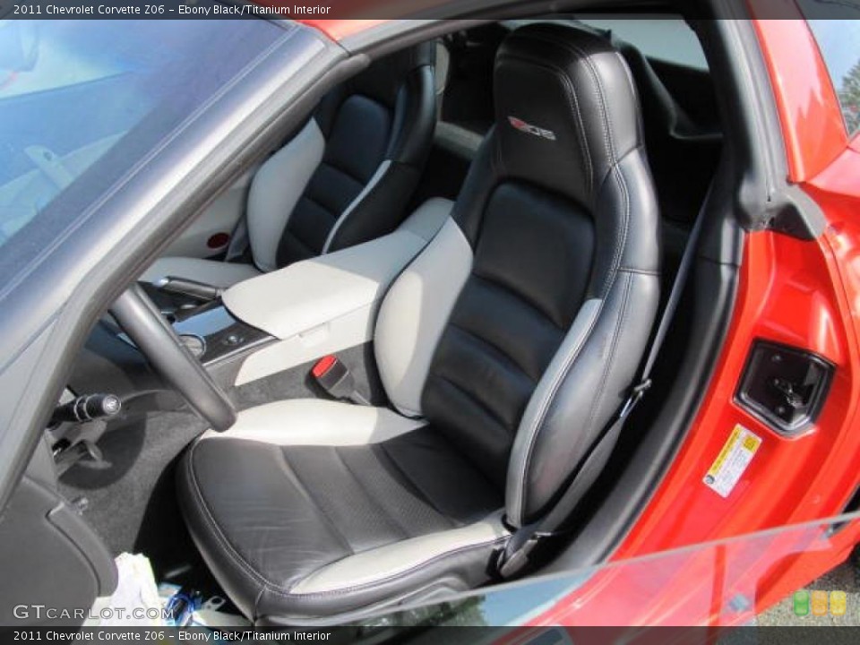 Ebony Black/Titanium Interior Photo for the 2011 Chevrolet Corvette Z06 #49169108
