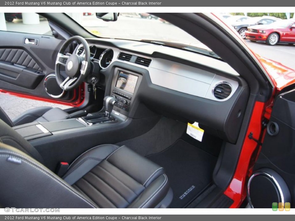 Charcoal Black Interior Photo for the 2012 Ford Mustang V6 Mustang Club of America Edition Coupe #49169117