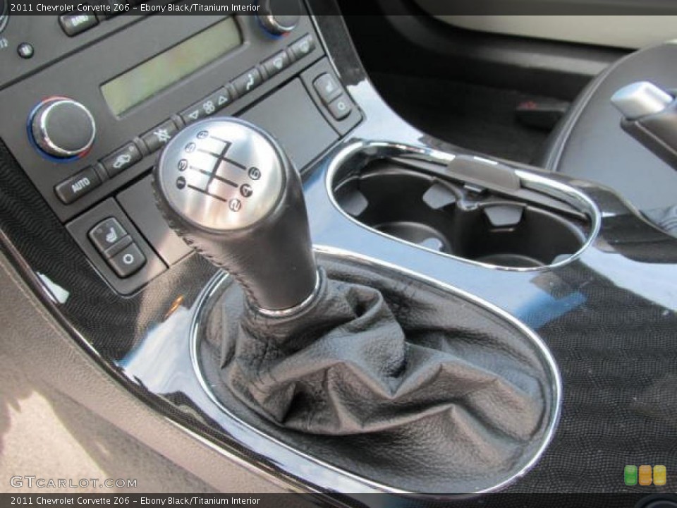 Ebony Black/Titanium Interior Transmission for the 2011 Chevrolet Corvette Z06 #49169133