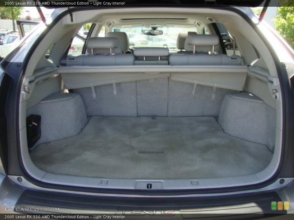 Light Gray Interior Trunk for the 2005 Lexus RX 330 AWD Thundercloud Edition #49169258