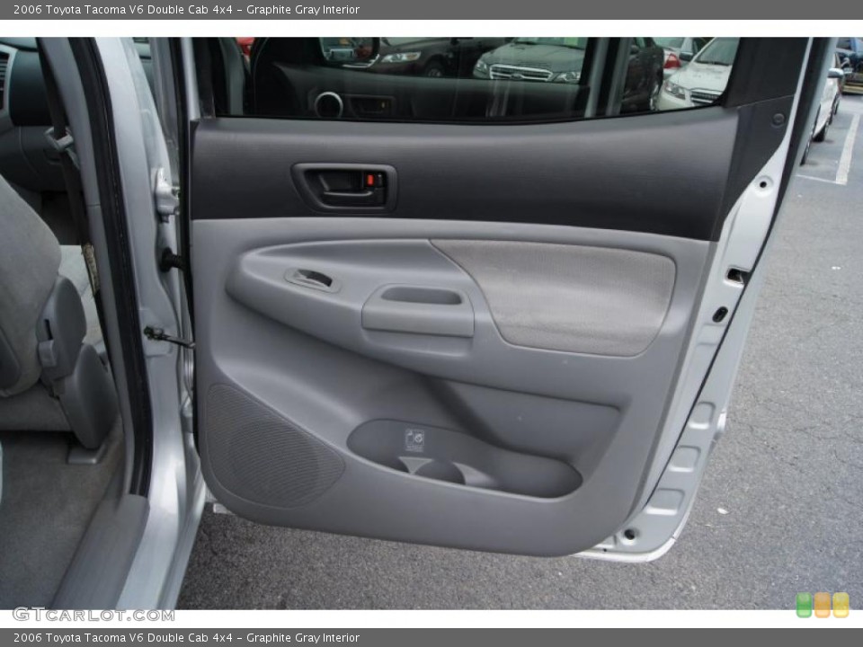 Graphite Gray Interior Door Panel for the 2006 Toyota Tacoma V6 Double Cab 4x4 #49170179