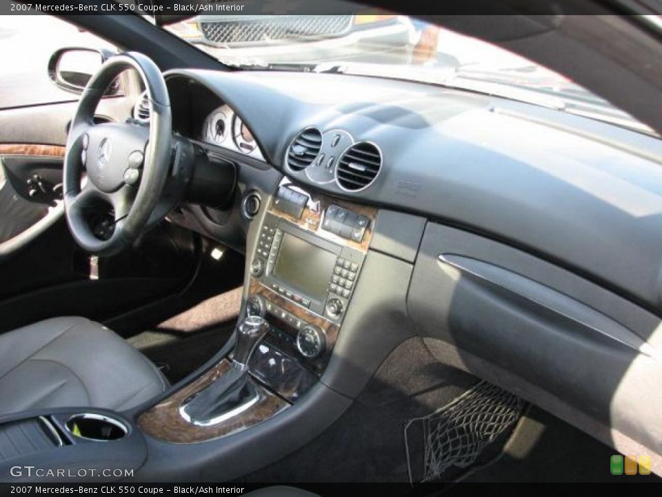 Black/Ash Interior Dashboard for the 2007 Mercedes-Benz CLK 550 Coupe #49173395