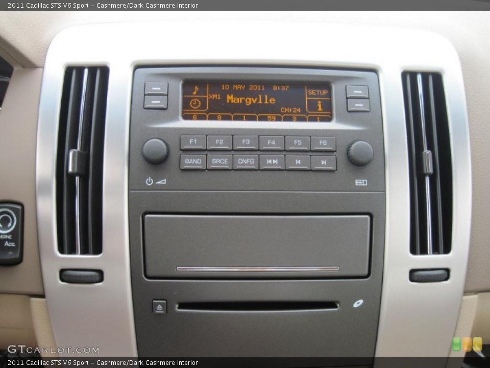 Cashmere/Dark Cashmere Interior Controls for the 2011 Cadillac STS V6 Sport #49174223