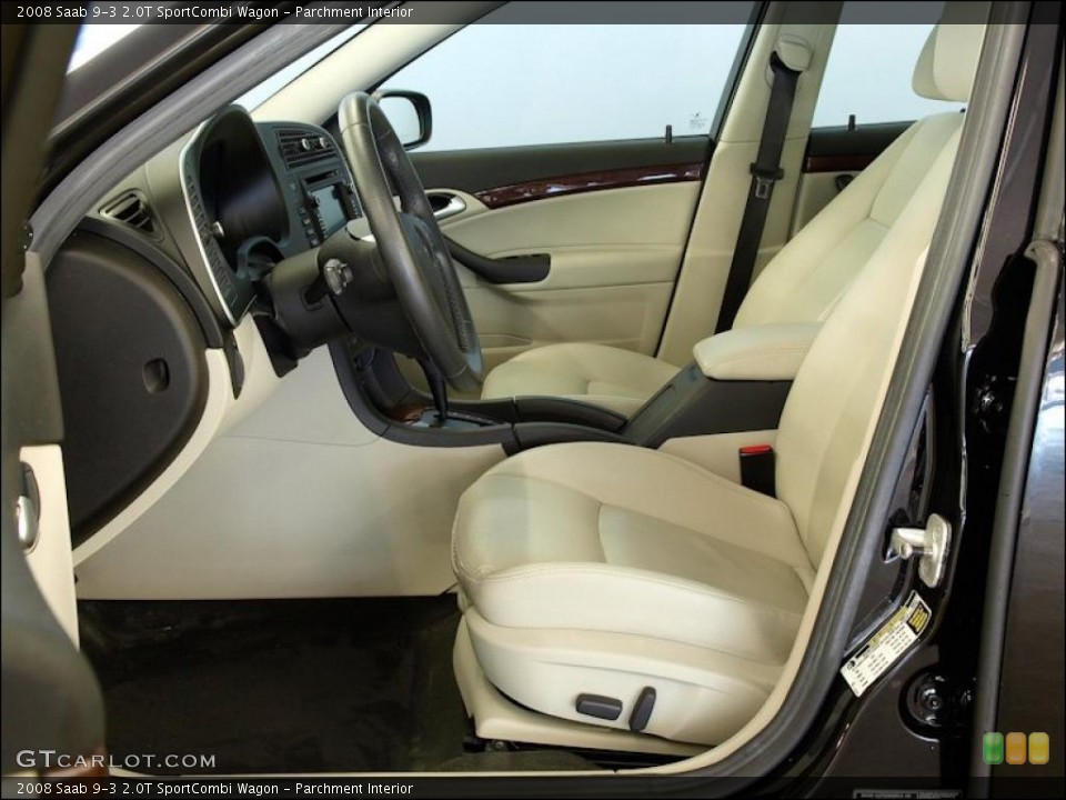 Parchment Interior Photo for the 2008 Saab 9-3 2.0T SportCombi Wagon #49174463