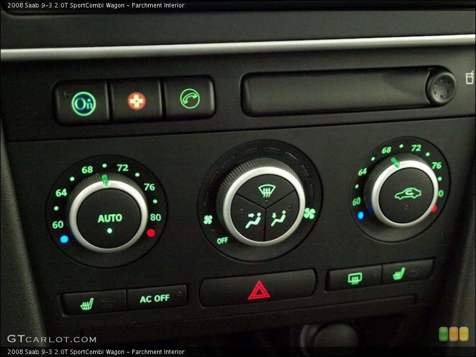 Parchment Interior Controls for the 2008 Saab 9-3 2.0T SportCombi Wagon #49174550