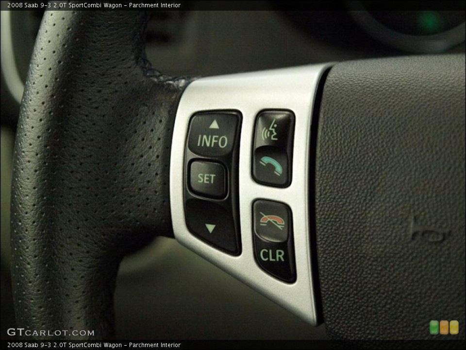 Parchment Interior Controls for the 2008 Saab 9-3 2.0T SportCombi Wagon #49174595