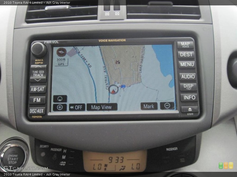 Ash Gray Interior Navigation for the 2010 Toyota RAV4 Limited #49176911