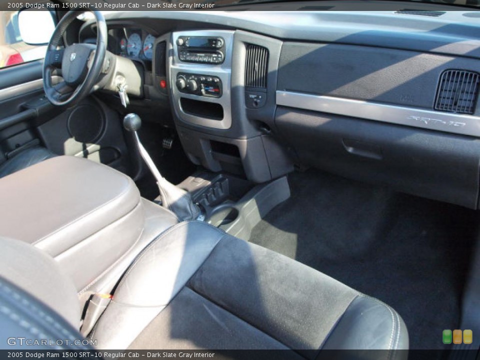 Dark Slate Gray Interior Dashboard for the 2005 Dodge Ram 1500 SRT-10 Regular Cab #49178717