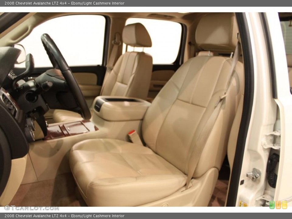 Ebony/Light Cashmere Interior Photo for the 2008 Chevrolet Avalanche LTZ 4x4 #49179407
