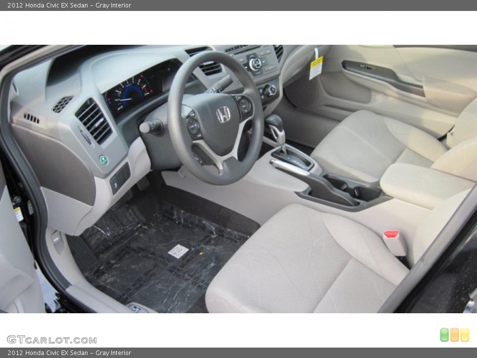 Gray Interior Photo for the 2012 Honda Civic EX Sedan #49180214