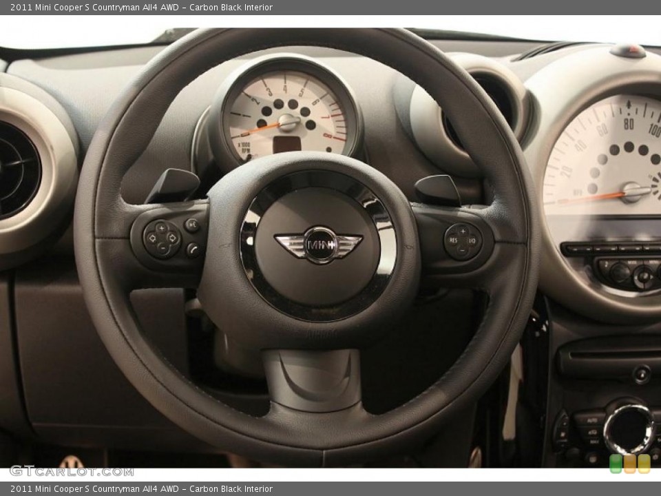 Carbon Black Interior Steering Wheel for the 2011 Mini Cooper S Countryman All4 AWD #49180283