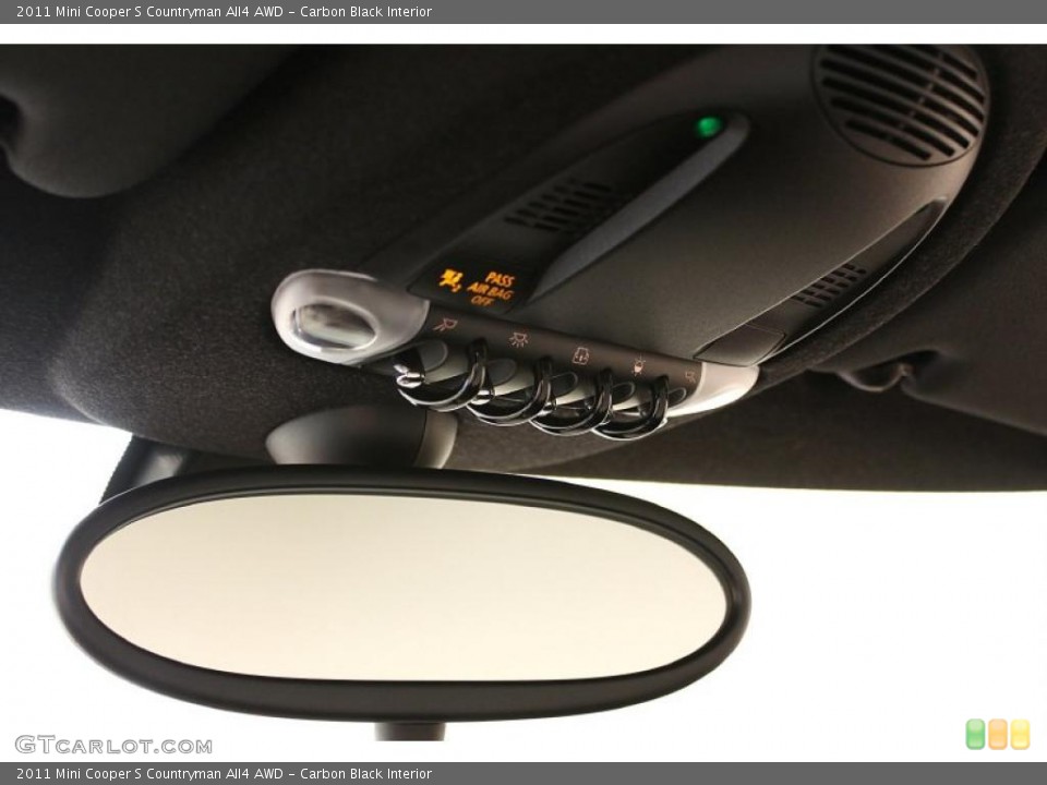 Carbon Black Interior Controls for the 2011 Mini Cooper S Countryman All4 AWD #49180298