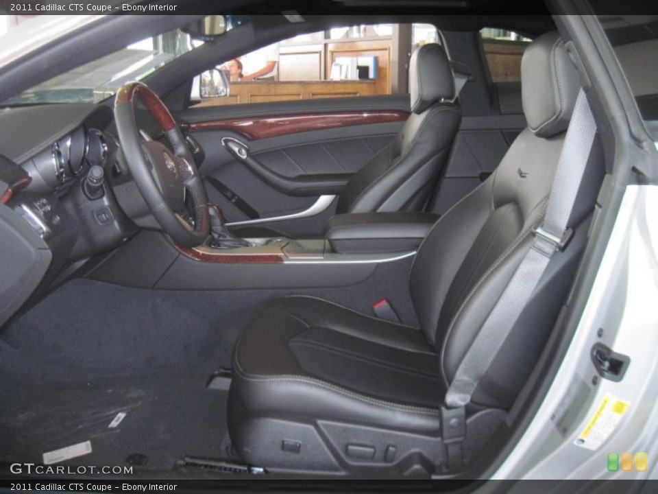 Ebony Interior Photo for the 2011 Cadillac CTS Coupe #49183070