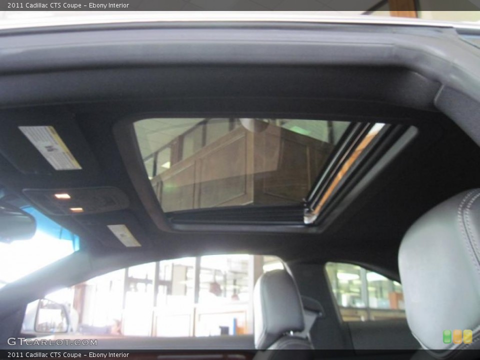 Ebony Interior Sunroof for the 2011 Cadillac CTS Coupe #49183103
