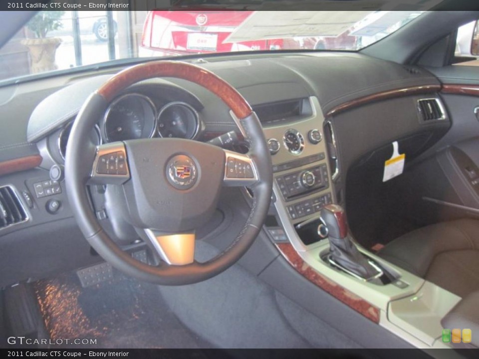 Ebony Interior Dashboard for the 2011 Cadillac CTS Coupe #49183118