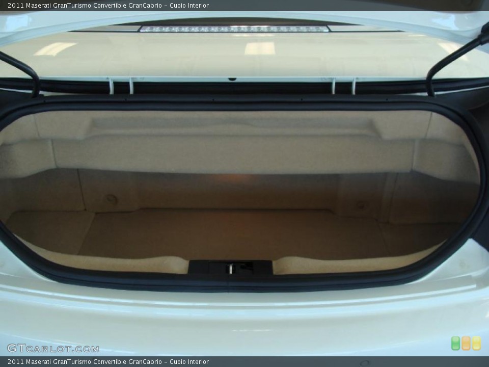 Cuoio Interior Trunk for the 2011 Maserati GranTurismo Convertible GranCabrio #49183625