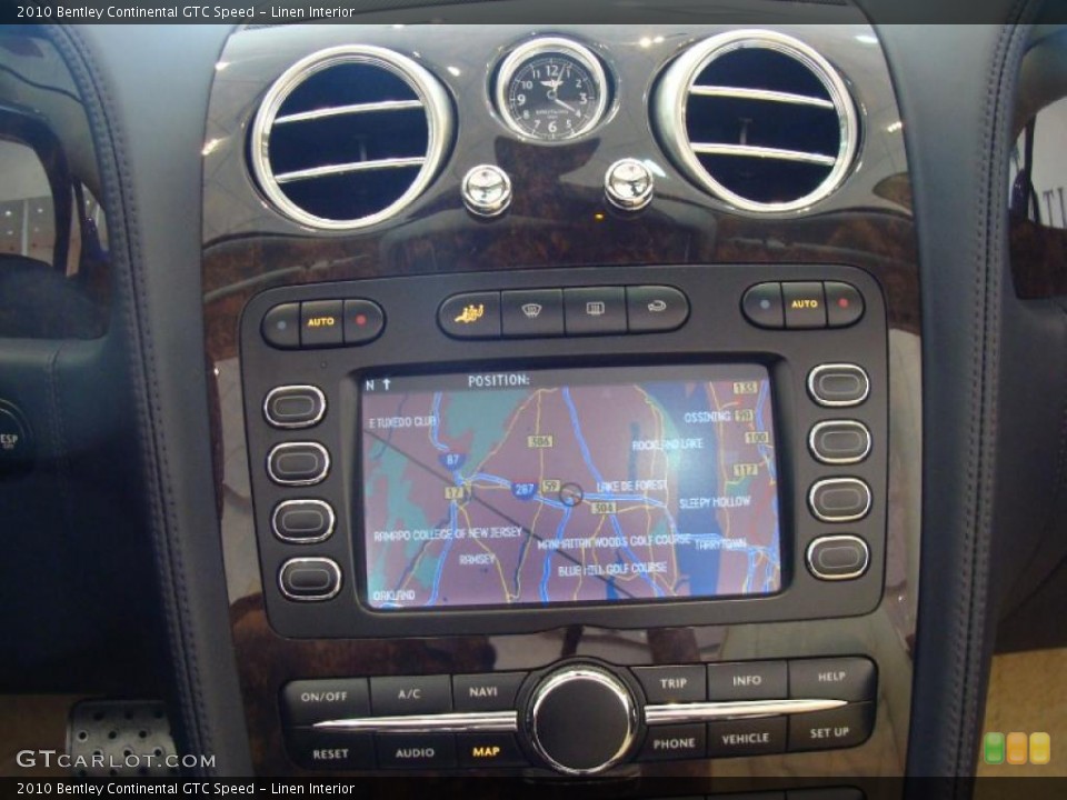 Linen Interior Navigation for the 2010 Bentley Continental GTC Speed #49184051