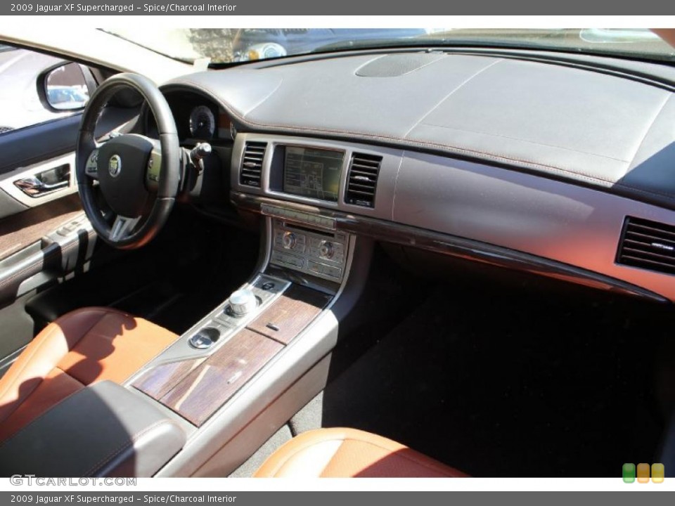 Spice/Charcoal Interior Dashboard for the 2009 Jaguar XF Supercharged #49184780