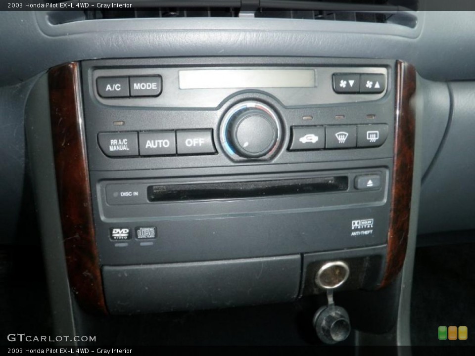 Gray Interior Controls for the 2003 Honda Pilot EX-L 4WD #49185233