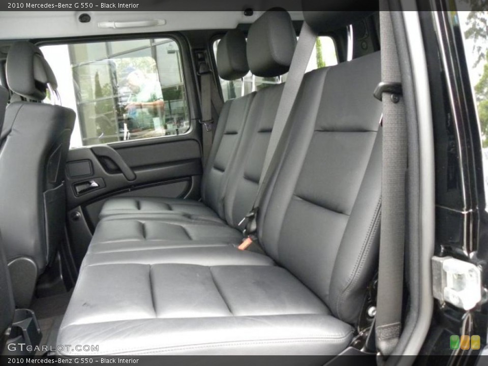 Black Interior Photo for the 2010 Mercedes-Benz G 550 #49185665