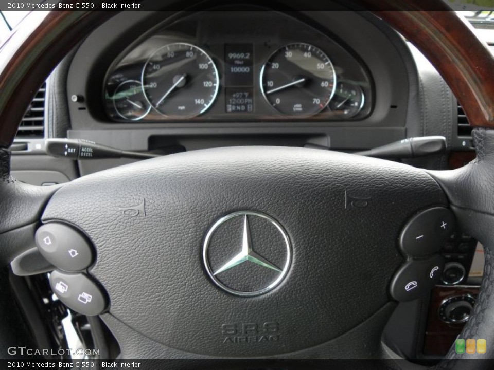 Black Interior Steering Wheel for the 2010 Mercedes-Benz G 550 #49185854