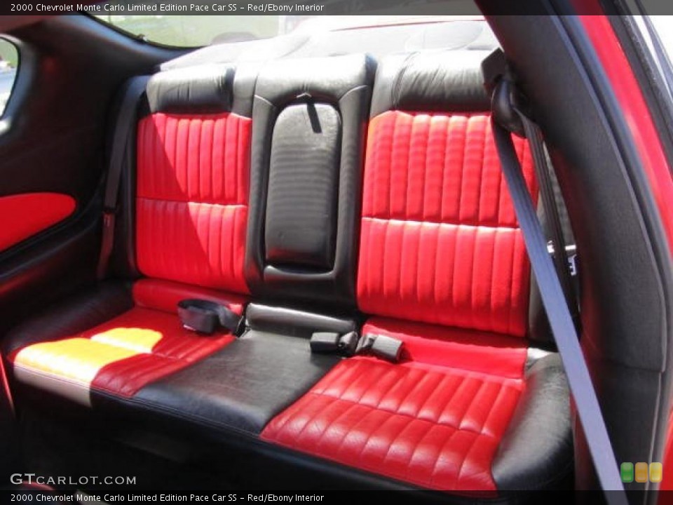 Red/Ebony Interior Photo for the 2000 Chevrolet Monte Carlo Limited Edition Pace Car SS #49192620