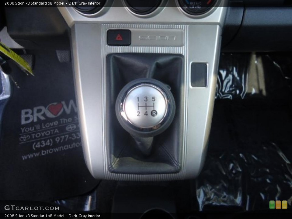 Dark Gray Interior Transmission for the 2008 Scion xB  #49193040