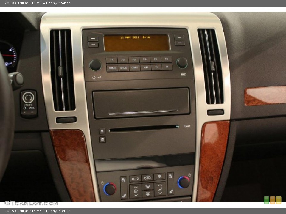 Ebony Interior Controls for the 2008 Cadillac STS V6 #49198105