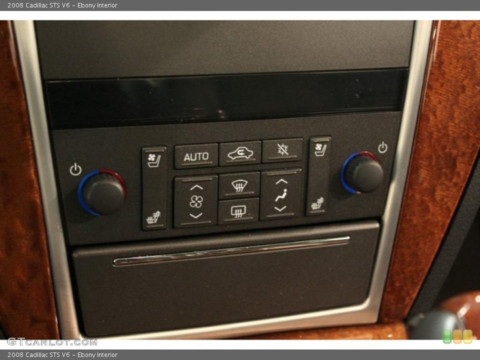 Ebony Interior Controls for the 2008 Cadillac STS V6 #49198133
