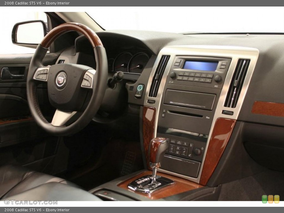 Ebony Interior Dashboard for the 2008 Cadillac STS V6 #49198184