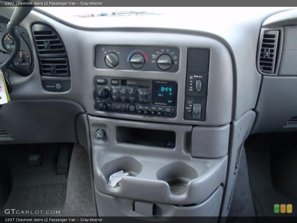 Gray Interior Controls for the 1997 Chevrolet Astro LS Passenger Van #49198598
