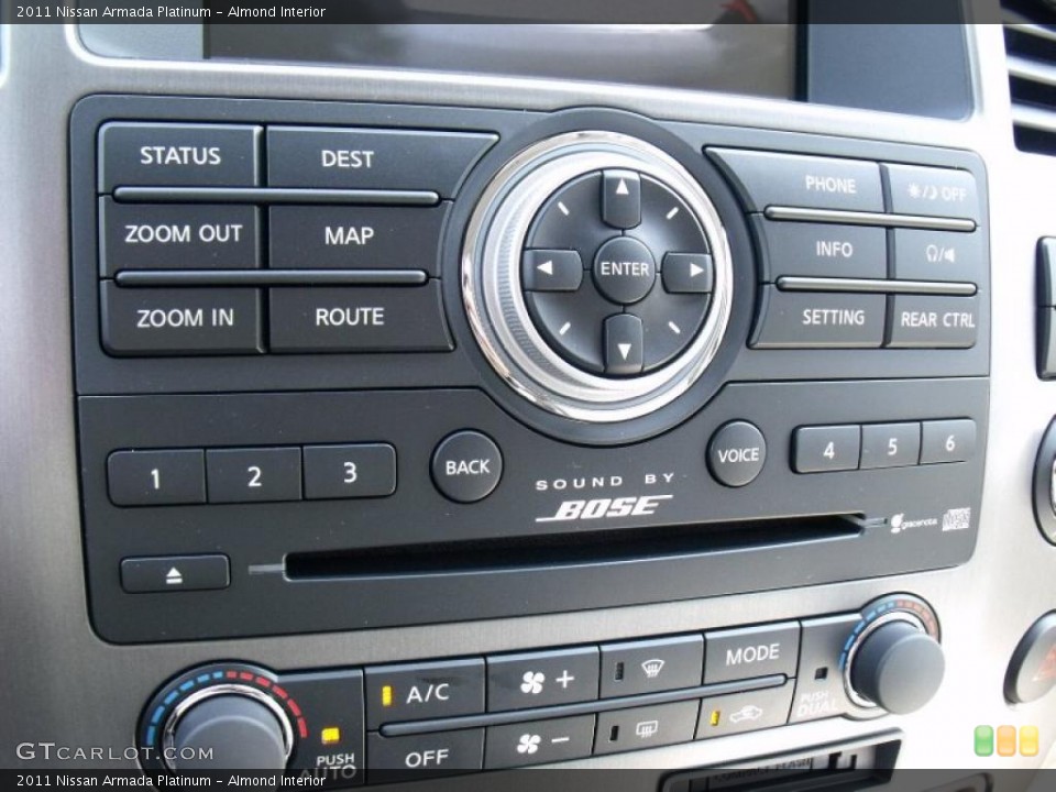 Almond Interior Controls for the 2011 Nissan Armada Platinum #49199180