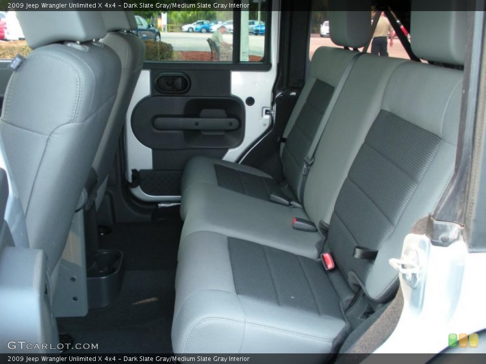 Dark Slate Gray/Medium Slate Gray Interior Photo for the 2009 Jeep Wrangler Unlimited X 4x4 #49199387