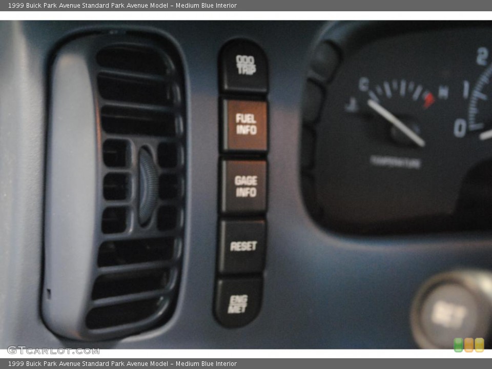 Medium Blue Interior Controls for the 1999 Buick Park Avenue  #49200596