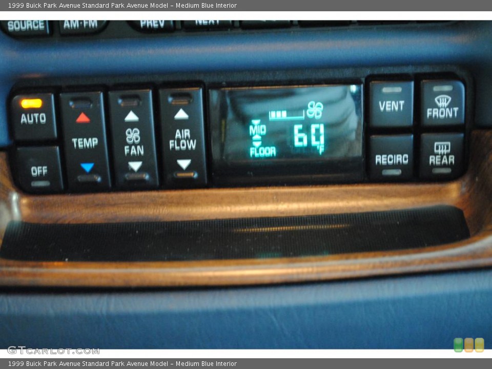 Medium Blue Interior Controls for the 1999 Buick Park Avenue  #49200605