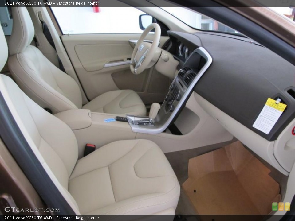 Sandstone Beige Interior Photo for the 2011 Volvo XC60 T6 AWD #49204763