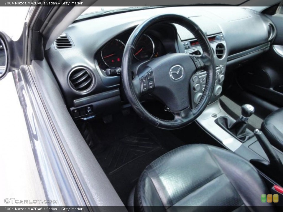 Gray Interior Photo for the 2004 Mazda MAZDA6 s Sedan #49212263