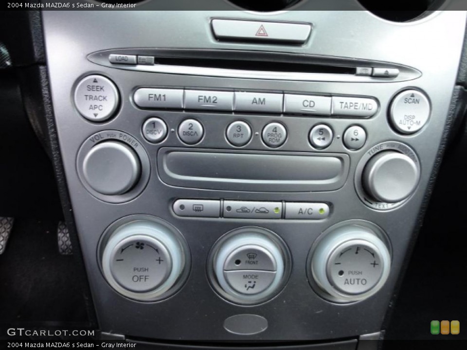 Gray Interior Controls for the 2004 Mazda MAZDA6 s Sedan #49212755