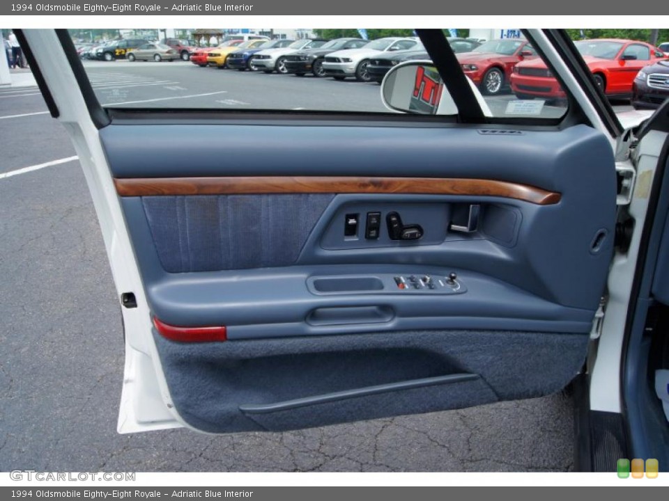 Adriatic Blue Interior Door Panel for the 1994 Oldsmobile Eighty-Eight Royale #49215236
