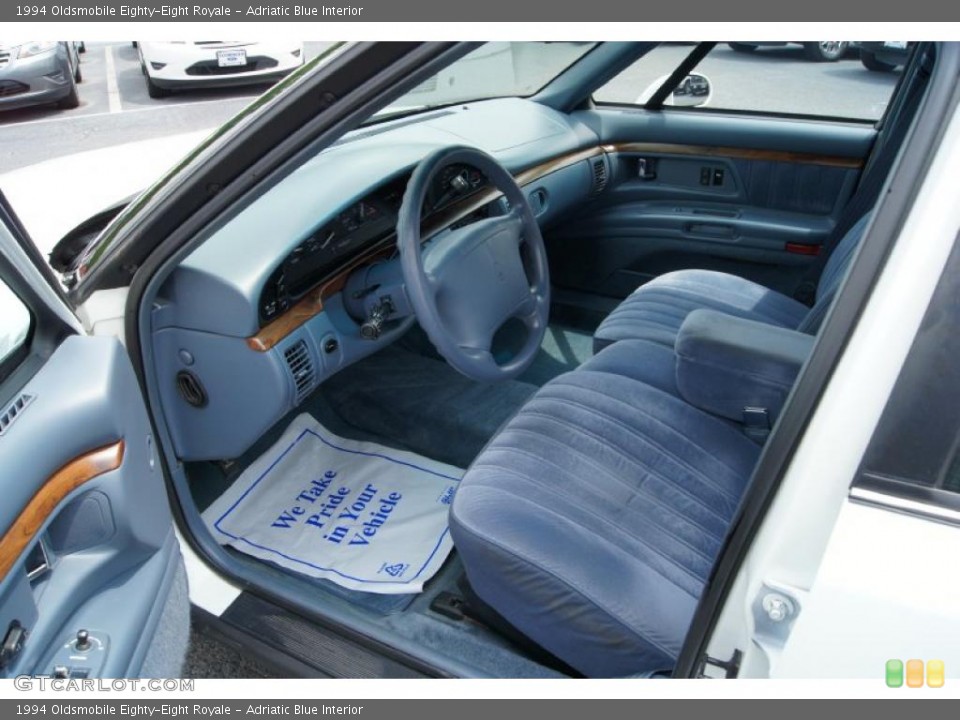 Adriatic Blue 1994 Oldsmobile Eighty-Eight Interiors