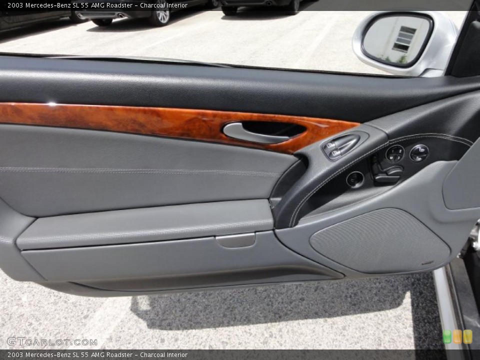 Charcoal Interior Door Panel for the 2003 Mercedes-Benz SL 55 AMG Roadster #49217094