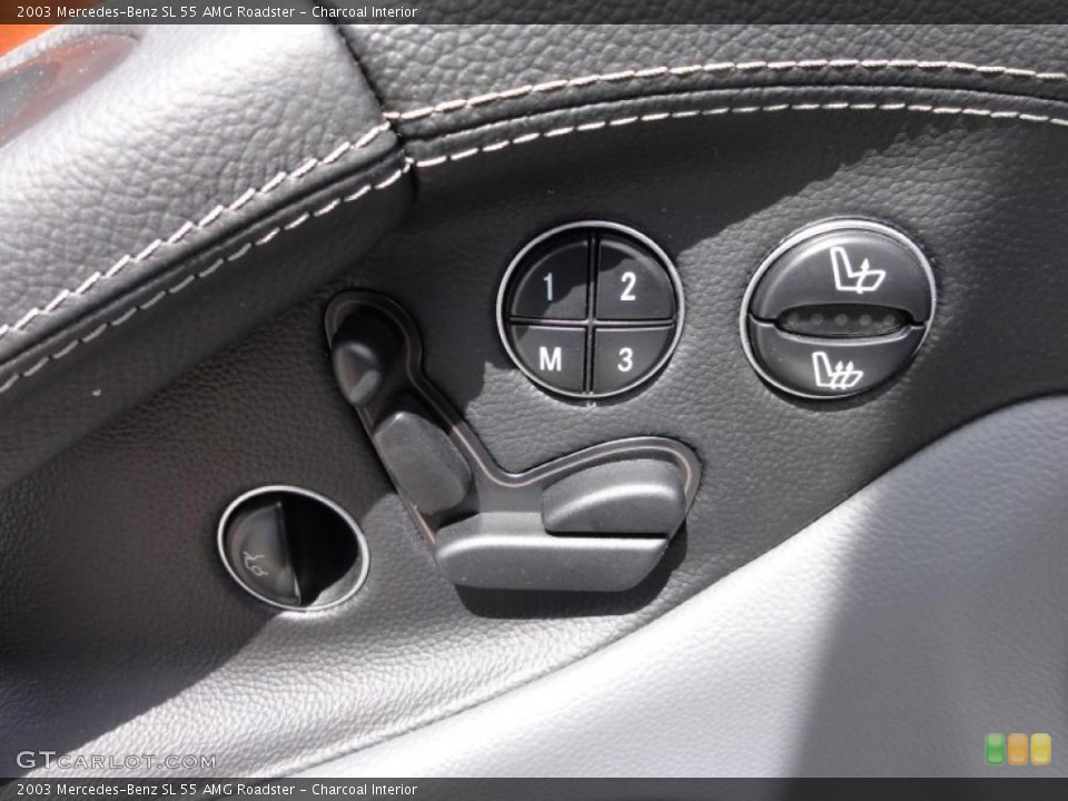Charcoal Interior Controls for the 2003 Mercedes-Benz SL 55 AMG Roadster #49217111