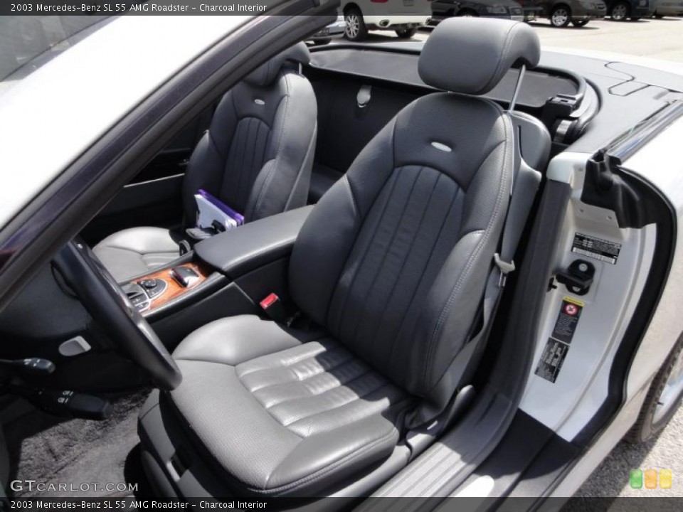 Charcoal Interior Photo for the 2003 Mercedes-Benz SL 55 AMG Roadster #49217150