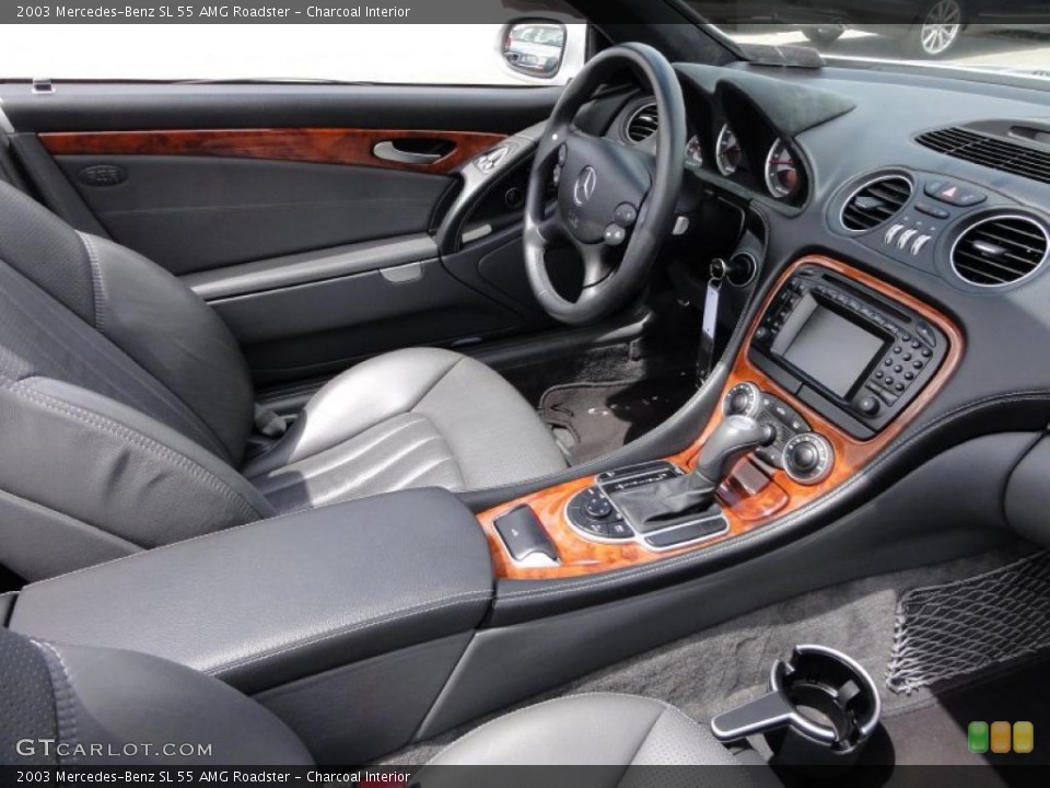 Charcoal Interior Photo for the 2003 Mercedes-Benz SL 55 AMG Roadster #49217183